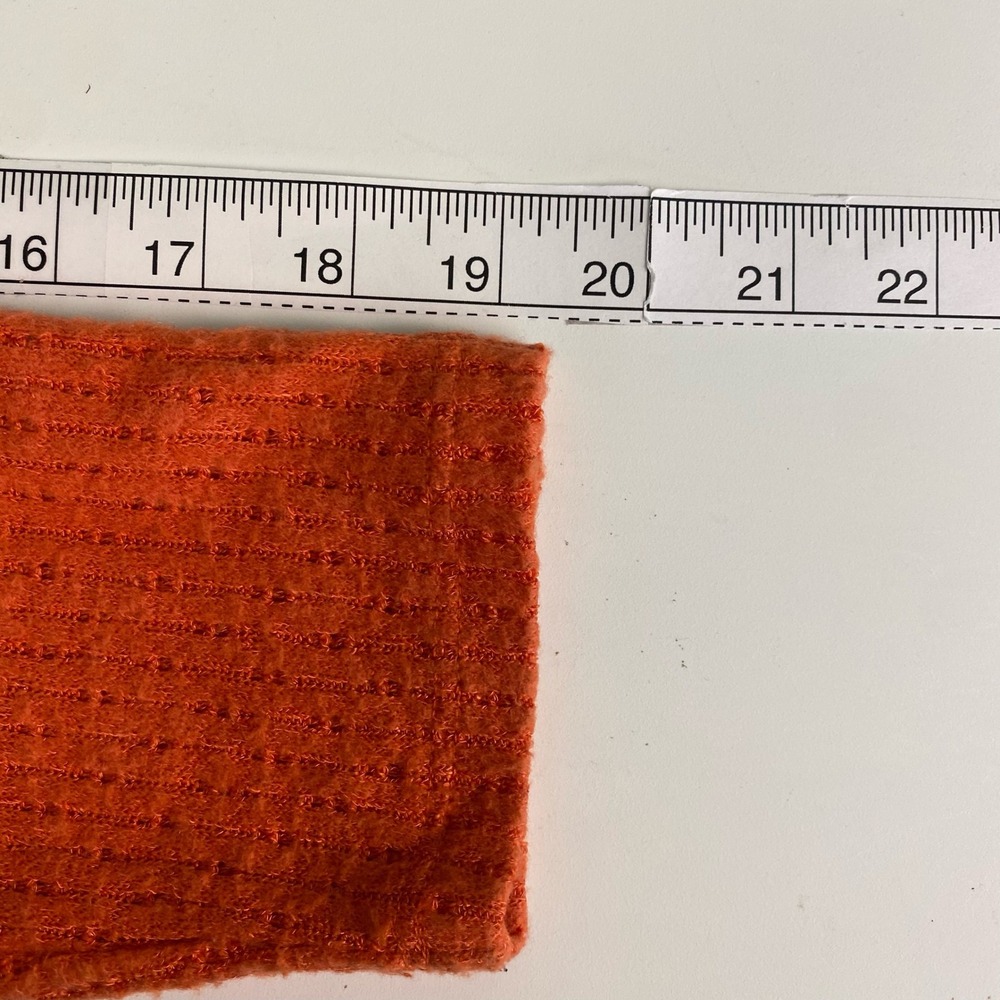 Maeve Anthropologie Women's Size Small Sweater Textured Turtleneck Orange - Picture 9 of 9